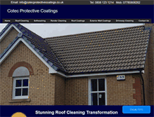 Tablet Screenshot of cotecprotectivecoatings.co.uk